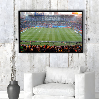 Ellis Park Stadium in South Africa, Stadium Canvas, Sport Art, Framed Canvas Print Wall Art, Floating Frame