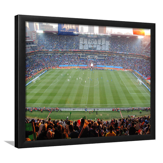 Ellis Park Stadium in South Africa, Stadium Canvas, Sport Art, Gift for him, Framed Art Print Wall Decor, Picture Framed