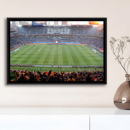 Ellis Park Stadium in South Africa, Stadium Canvas, Sport Art, Framed Canvas Print Wall Art, Floating Frame