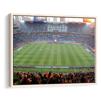 Ellis Park Stadium in South Africa, Stadium Canvas, Sport Art, Framed Canvas Print Wall Art, Floating Frame