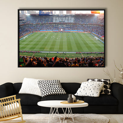 Ellis Park Stadium in South Africa, Stadium Canvas, Sport Art, Framed Canvas Print Wall Art, Floating Frame