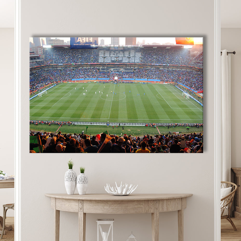 Ellis Park Stadium in South Africa, Stadium Canvas, Sport Art, Gift for him, Man Cave Decor, Art Print, Canvas Print Wall Art
