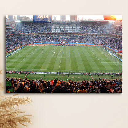Ellis Park Stadium in South Africa, Stadium Canvas, Sport Art, Gift for him, Man Cave Decor, Art Print, Canvas Print Wall Art