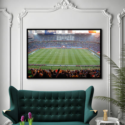 Ellis Park Stadium in South Africa, Stadium Canvas, Sport Art, Gift for him, Framed Art Print Wall Decor, Picture Framed