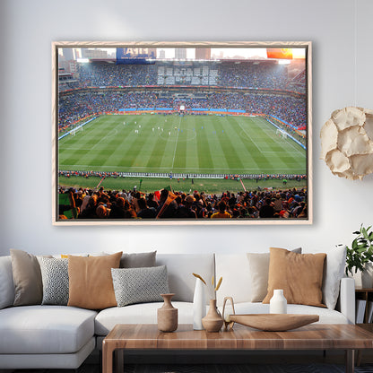 Ellis Park Stadium in South Africa, Stadium Canvas, Sport Art, Framed Canvas Print Wall Art, Floating Frame
