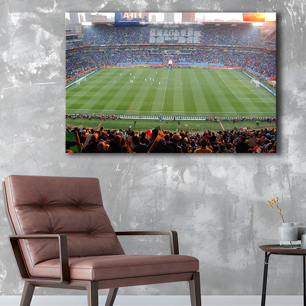 Ellis Park Stadium in South Africa, Stadium Canvas, Sport Art, Gift for him, Man Cave Decor, Art Print, Canvas Print Wall Art