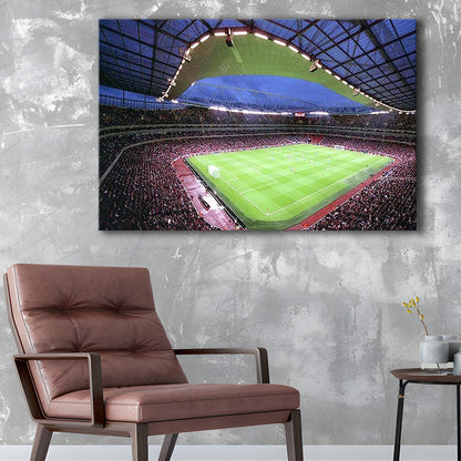 Emirates Stadium, Stadium Canvas, Sport Art, Gift for him, Man Cave Decor, Art Print, Canvas Print Wall Art