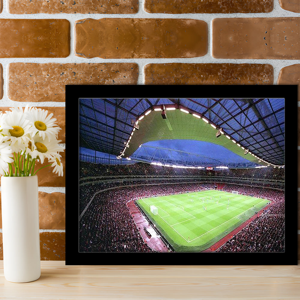 Emirates Stadium, Stadium Canvas, Sport Art, Gift for him, Framed Art Print Wall Decor, Picture Framed
