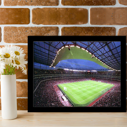 Emirates Stadium, Stadium Canvas, Sport Art, Gift for him, Framed Art Print Wall Decor, Picture Framed