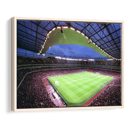 Emirates Stadium, Stadium Canvas, Sport Art, Framed Canvas Print Wall Art, Floating Frame