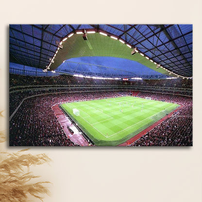 Emirates Stadium, Stadium Canvas, Sport Art, Gift for him, Man Cave Decor, Art Print, Canvas Print Wall Art