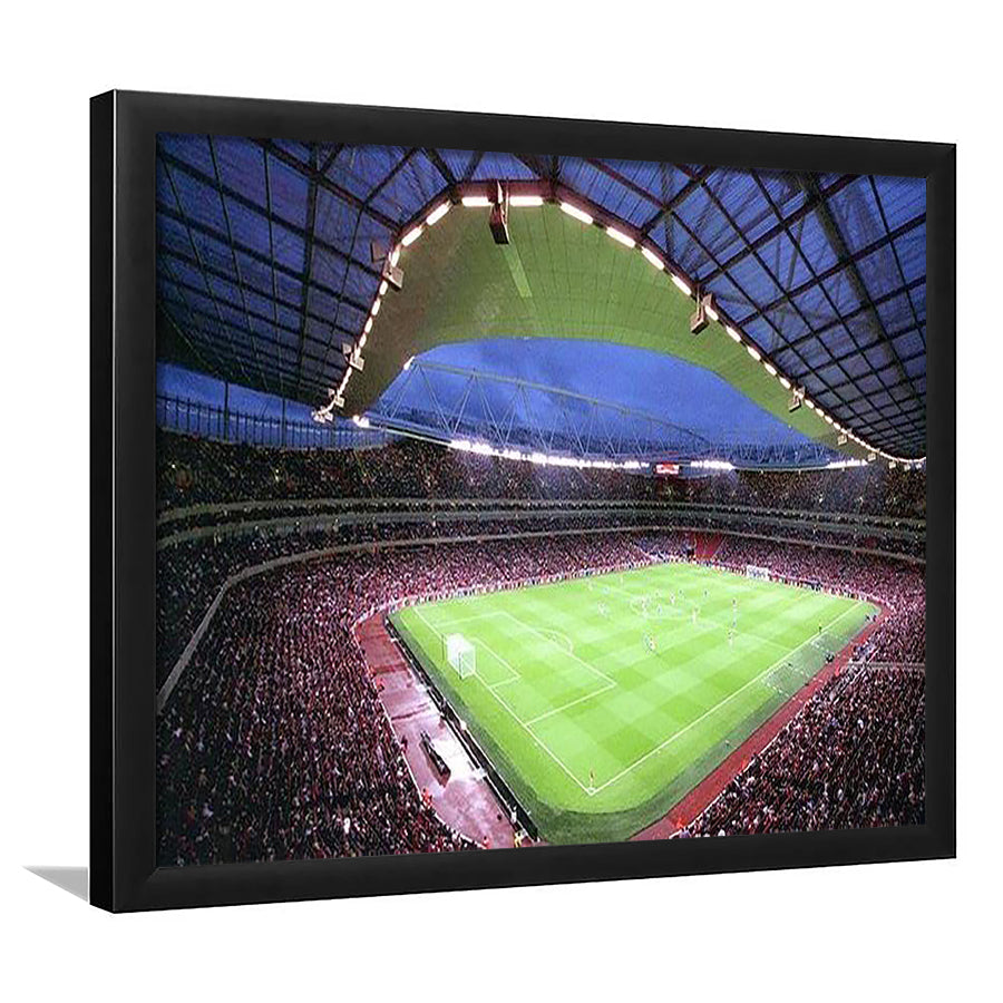 Emirates Stadium, Stadium Canvas, Sport Art, Gift for him, Framed Art Print Wall Decor, Picture Framed