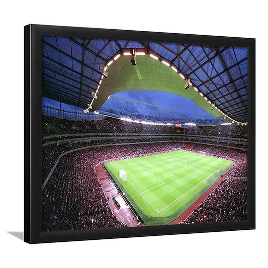 Emirates Stadium, Stadium Canvas, Sport Art, Gift for him, Framed Art Print Wall Decor, Picture Framed