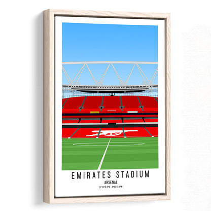 Emirates Stadium Artwork, Arsenal Stadium Football, Soccer Wall Art, Framed Canvas Prints Wall Art