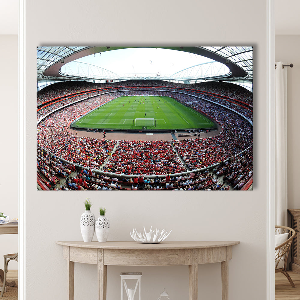 Emirates Stadium in London, Stadium Canvas, Sport Art, Gift for him, Man Cave Decor, Art Print, Canvas Print Wall Art