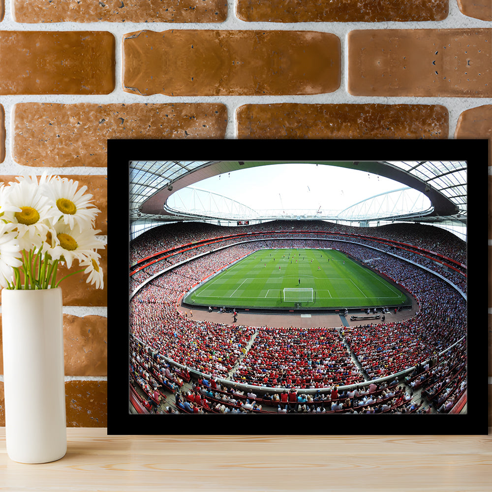 Emirates Stadium in London, Stadium Canvas, Sport Art, Gift for him, Framed Art Print Wall Decor, Picture Framed