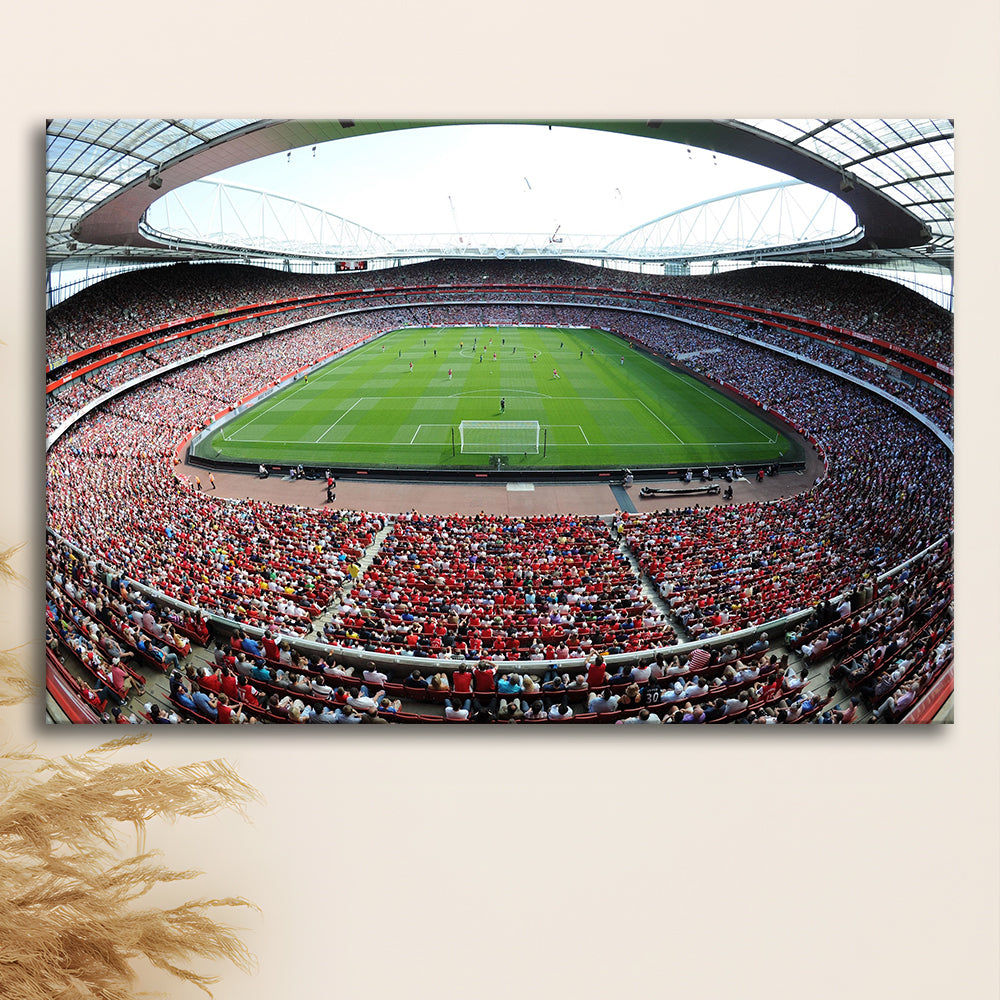 Emirates Stadium in London, Stadium Canvas, Sport Art, Gift for him, Man Cave Decor, Art Print, Canvas Print Wall Art