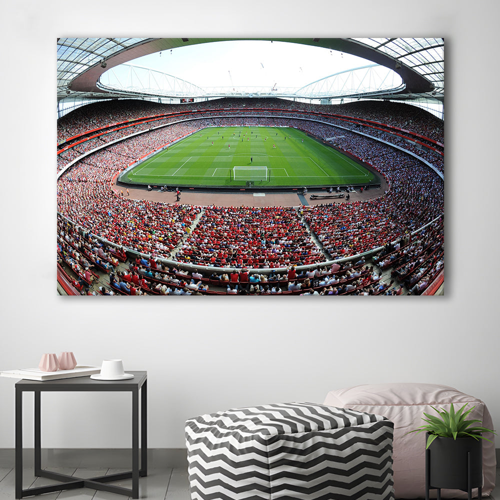Emirates Stadium in London, Stadium Canvas, Sport Art, Gift for him, Man Cave Decor, Art Print, Canvas Print Wall Art