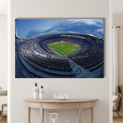 Empty Camp Nou, Stadium Canvas, Sport Art, Gift for him, Man Cave Decor, Art Print, Canvas Print Wall Art