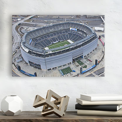 Empty MetLife Stadium, Stadium Canvas, Sport Art, Gift for him, Man Cave Decor, Art Print, Canvas Print Wall Art
