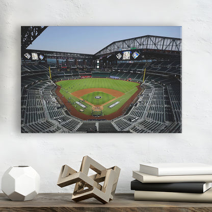 Empty Stadium at Globe Life Field, Stadium Canvas, Sport Art, Gift for him, Man Cave Decor, Art Print, Canvas Print Wall Art