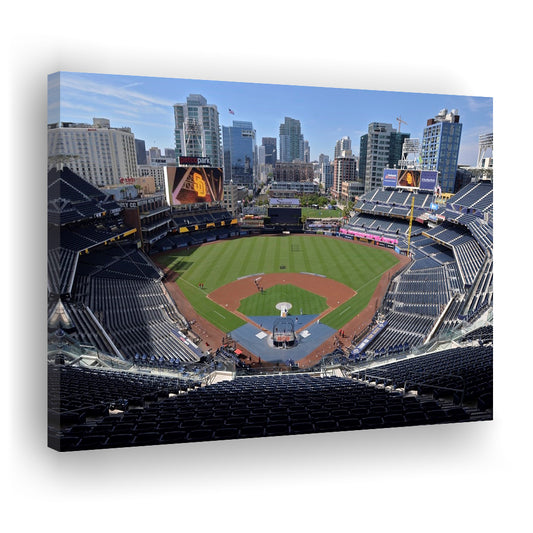 Empty Stadium of Petco Park, Stadium Canvas, Sport Art, Gift for him, Man Cave Decor, Art Print, Canvas Print Wall Art