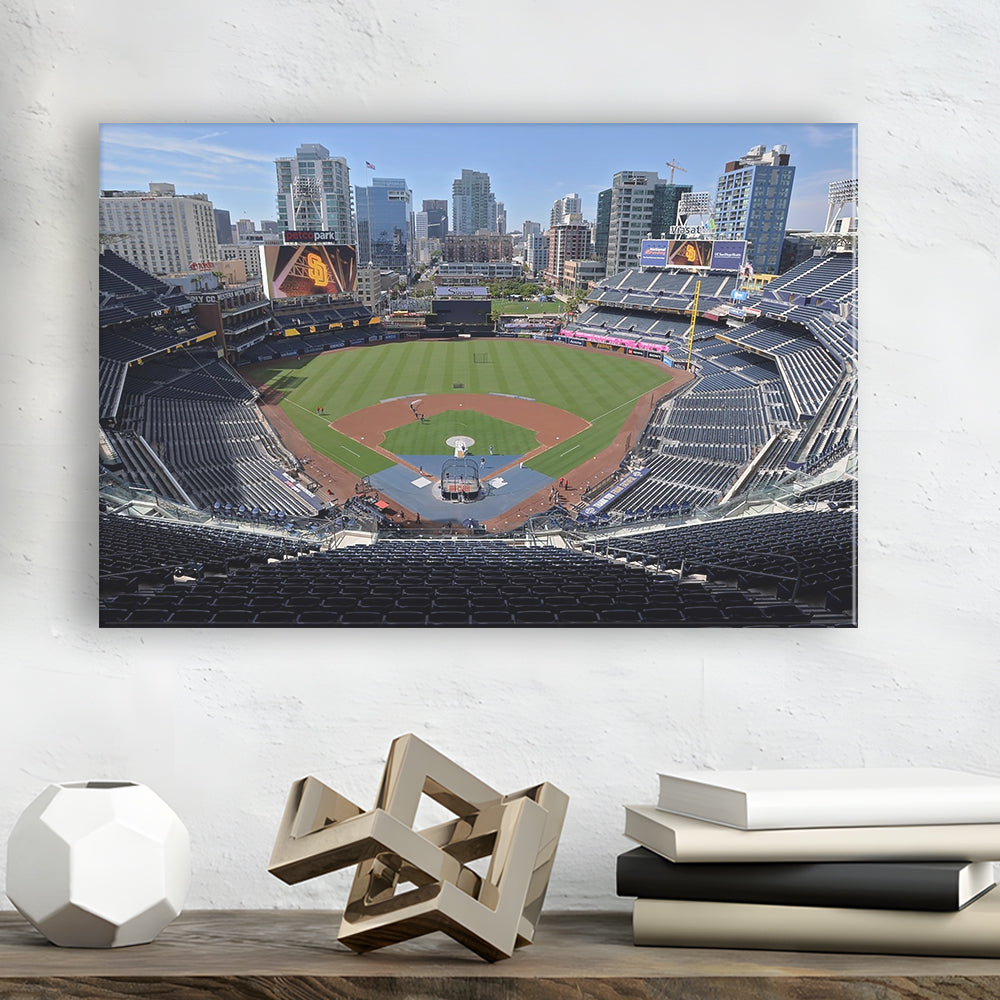 Empty Stadium of Petco Park, Stadium Canvas, Sport Art, Gift for him, Man Cave Decor, Art Print, Canvas Print Wall Art