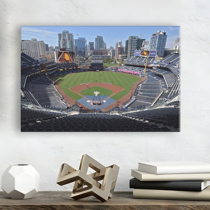 Empty Stadium of Petco Park, Stadium Canvas, Sport Art, Gift for him, Man Cave Decor, Art Print, Canvas Print Wall Art