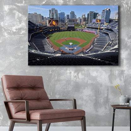 Empty Stadium of Petco Park, Stadium Canvas, Sport Art, Gift for him, Man Cave Decor, Art Print, Canvas Print Wall Art
