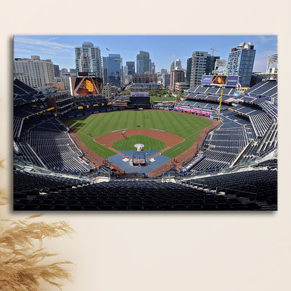 Empty Stadium of Petco Park, Stadium Canvas, Sport Art, Gift for him, Man Cave Decor, Art Print, Canvas Print Wall Art