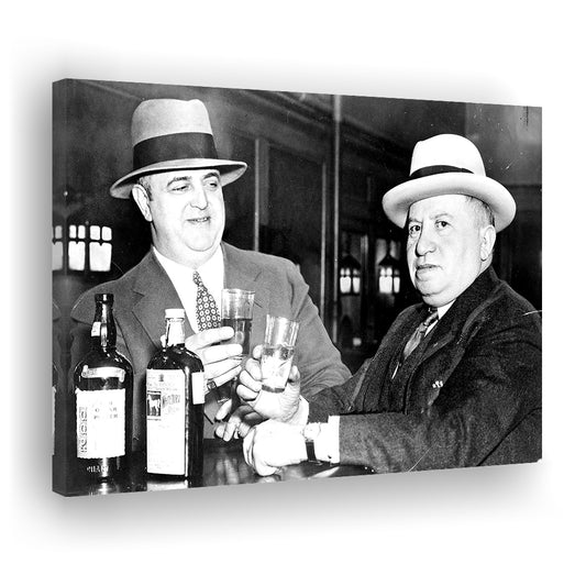 End Of Prohibition, Black and White, Vintage Print, Prohibition Decor, Bar Art Decor, Canvas Print Wall Art Decor