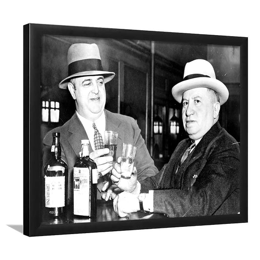 End Of Prohibition, Black and White, Vintage Print, Prohibition Decor, Bar Art Decor, Framed Art Print Wall Decor