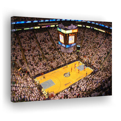Energy Solutions Arena Interior, Stadium Canvas, Sport Art, Gift for him, Man Cave Decor, Art Print, Canvas Print Wall Art