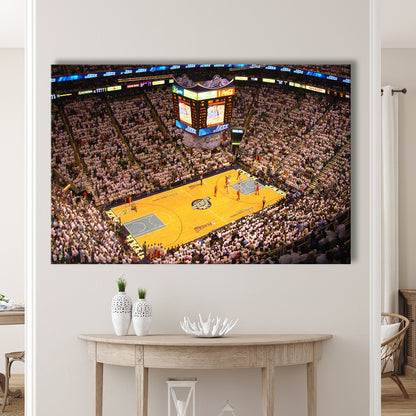 Energy Solutions Arena Interior, Stadium Canvas, Sport Art, Gift for him, Man Cave Decor, Art Print, Canvas Print Wall Art