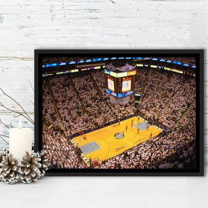 Energy Solutions Arena Interior, Stadium Canvas, Sport Art, Framed Canvas Print Wall Art, Floating Frame