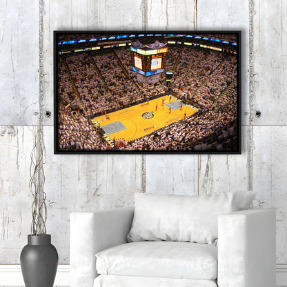 Energy Solutions Arena Interior, Stadium Canvas, Sport Art, Framed Canvas Print Wall Art, Floating Frame