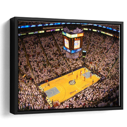 Energy Solutions Arena Interior, Stadium Canvas, Sport Art, Framed Canvas Print Wall Art, Floating Frame