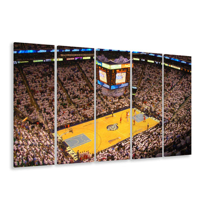 Energy Solutions Arena Interior, Stadium Canvas, Sport Art, 5 Panel B, Extra Large Canvas, Canvas Print Wall Art