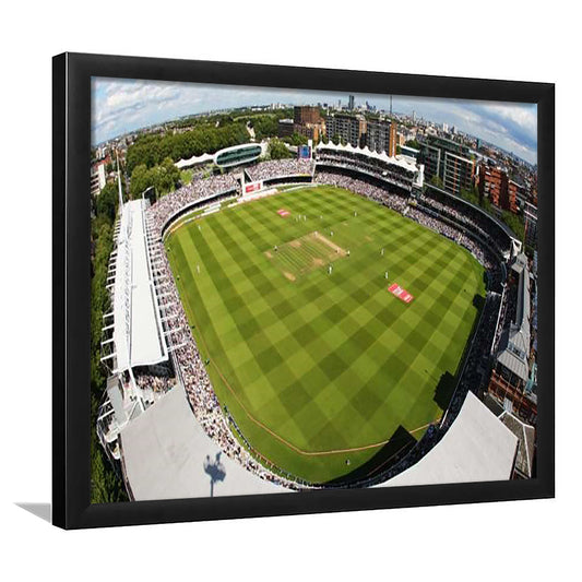 England Lord's Cricket Ground, Stadium Canvas, Sport Art, Gift for him, Framed Art Print Wall Decor, Picture Framed