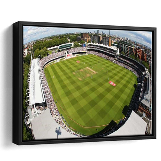 England Lord's Cricket Ground, Stadium Canvas, Sport Art, Framed Canvas Print Wall Art, Floating Frame