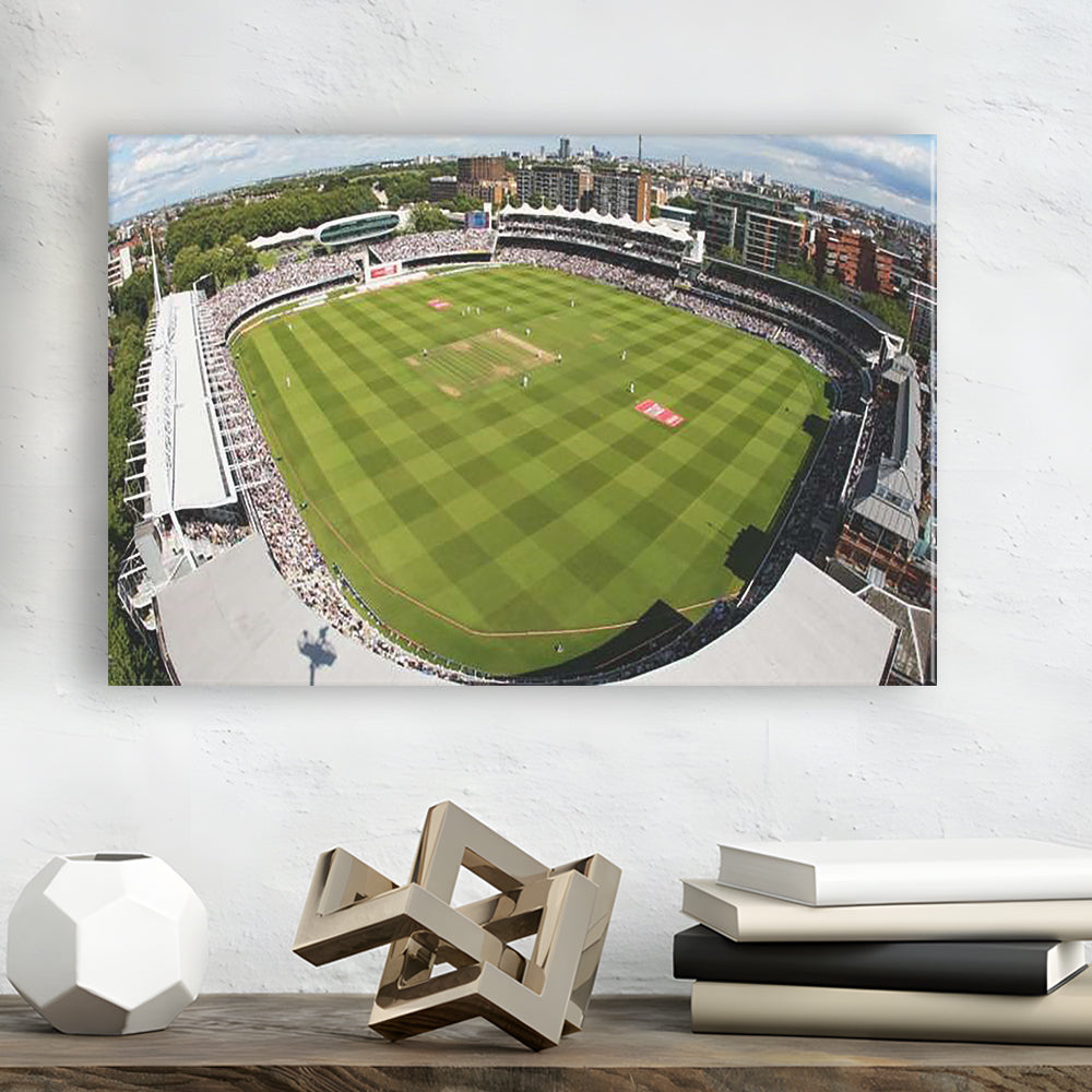England Lord's Cricket Ground, Stadium Canvas, Sport Art, Gift for him, Man Cave Decor, Art Print, Canvas Print Wall Art