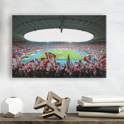 Ernst Happel Stadion Wien, Stadium Canvas, Sport Art, Gift for him, Man Cave Decor, Art Print, Canvas Print Wall Art