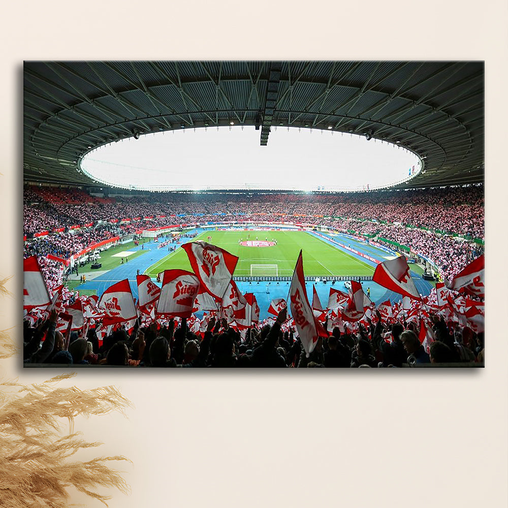 Ernst Happel Stadion Wien, Stadium Canvas, Sport Art, Gift for him, Man Cave Decor, Art Print, Canvas Print Wall Art