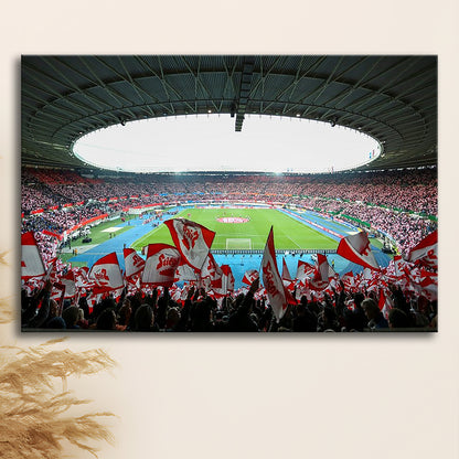Ernst Happel Stadion Wien, Stadium Canvas, Sport Art, Gift for him, Man Cave Decor, Art Print, Canvas Print Wall Art