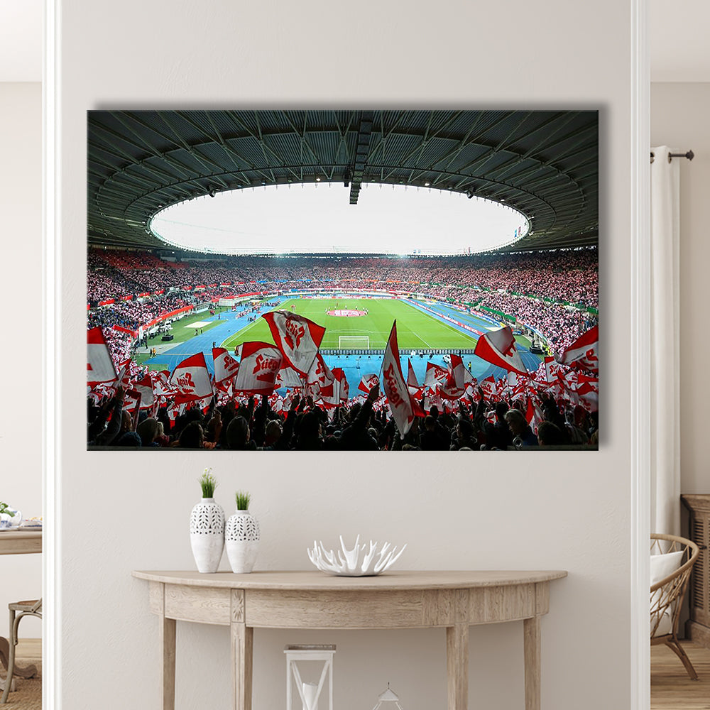 Ernst Happel Stadion Wien, Stadium Canvas, Sport Art, Gift for him, Man Cave Decor, Art Print, Canvas Print Wall Art