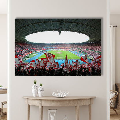 Ernst Happel Stadion Wien, Stadium Canvas, Sport Art, Gift for him, Man Cave Decor, Art Print, Canvas Print Wall Art