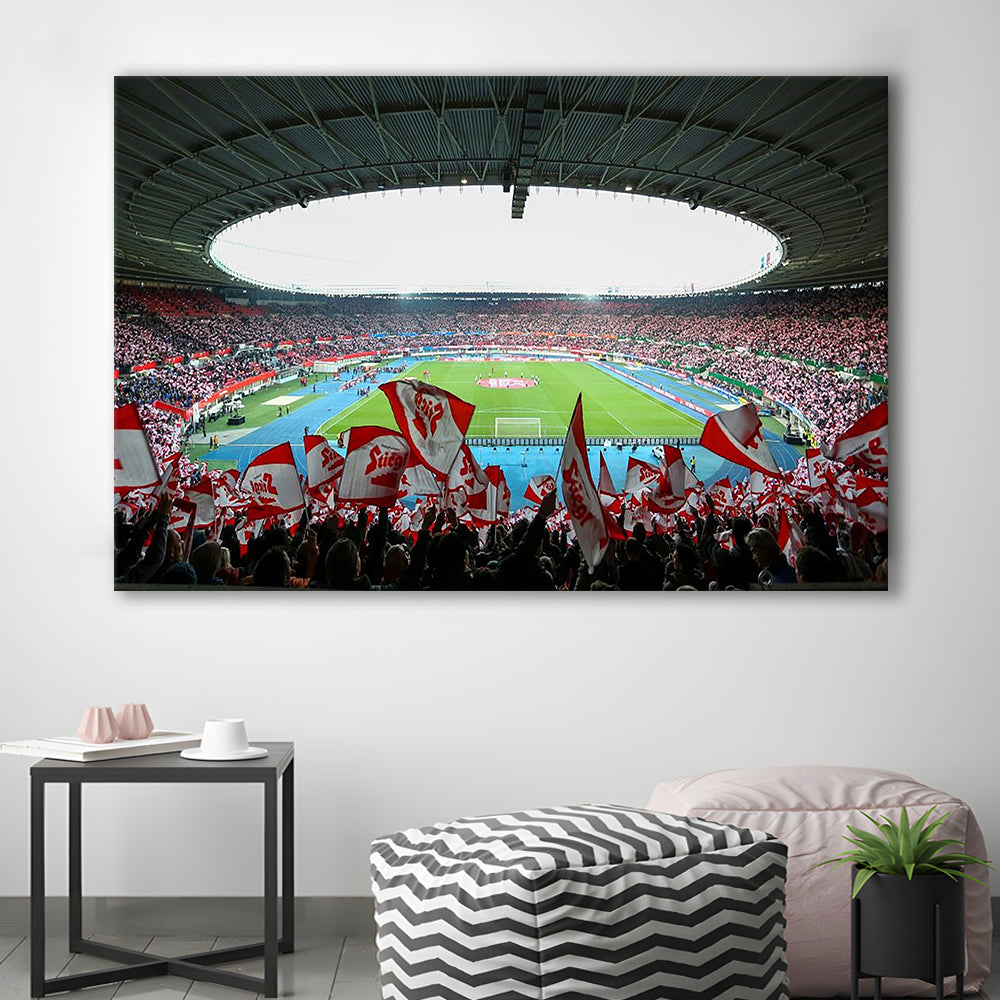 Ernst Happel Stadion Wien, Stadium Canvas, Sport Art, Gift for him, Man Cave Decor, Art Print, Canvas Print Wall Art
