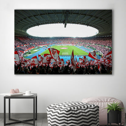 Ernst Happel Stadion Wien, Stadium Canvas, Sport Art, Gift for him, Man Cave Decor, Art Print, Canvas Print Wall Art