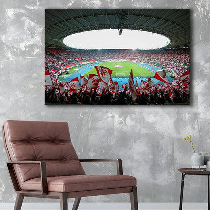 Ernst Happel Stadion Wien, Stadium Canvas, Sport Art, Gift for him, Man Cave Decor, Art Print, Canvas Print Wall Art