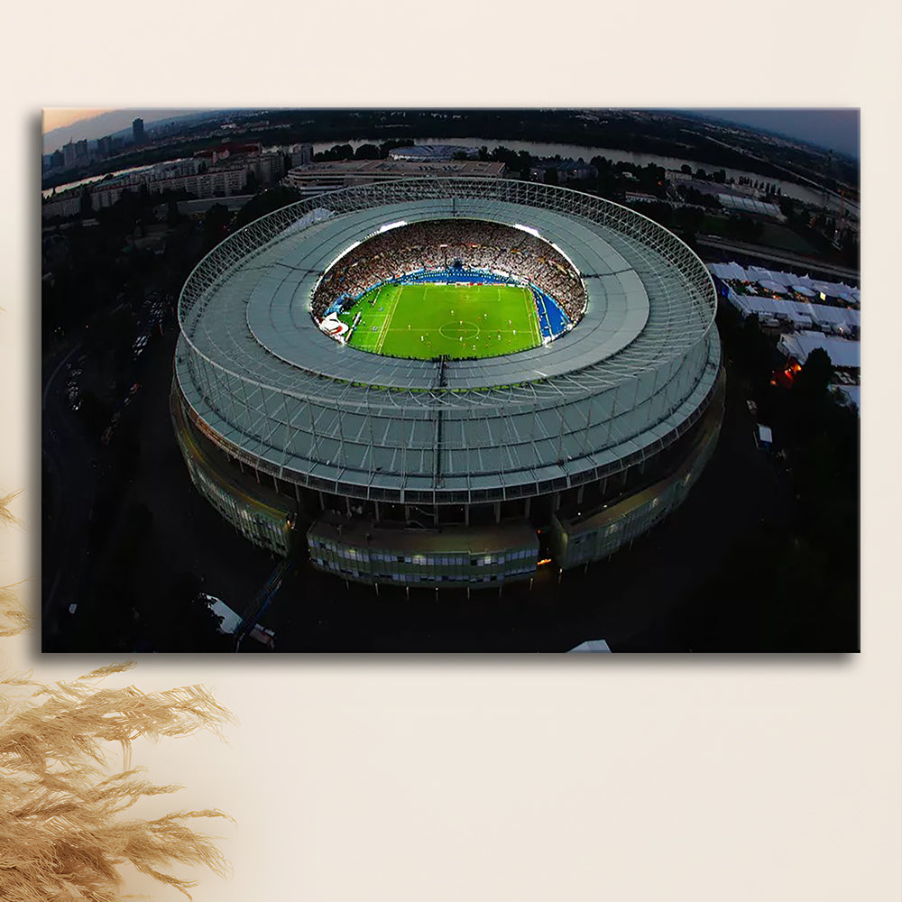 Ernst Happel Stadium in Austria, Stadium Canvas, Sport Art, Gift for him, Man Cave Decor, Art Print, Canvas Print Wall Art